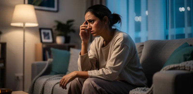 عندما يصبح الضغط النفسي أو الإرهاق مستمرًا.